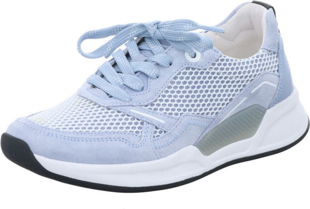 Gabor Damen Sneaker hellblau glitzer