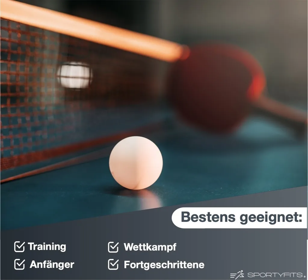 24 Balles de Ping-Pong Blanches 40mm pour Entraînement et Compétition - 8