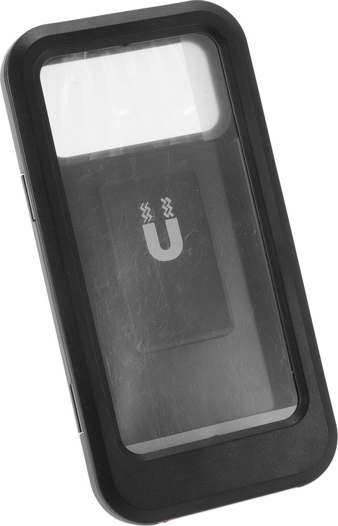 Handyhalterung für Motorrad Roller Lenker, Wasserdichte Magnetische Handyhalter für 3.5"-7.1" Handy, Schwarz