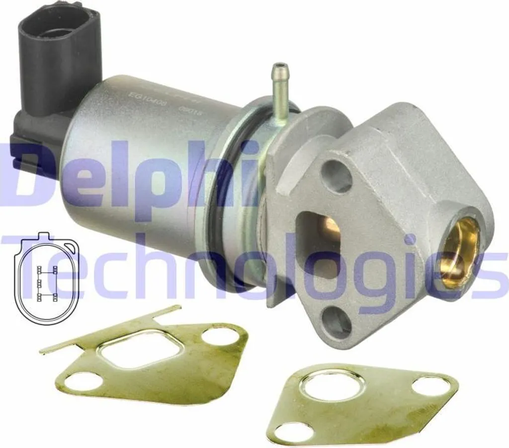 Valvola EGR Elettrica Delphi EG10408-12B1 | Ricambio 036131503M 5 Poli