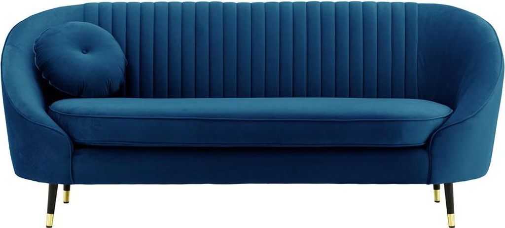 2,5-Sitzer Sofa Kooper mit Ziernähten-Velluto 11-brass