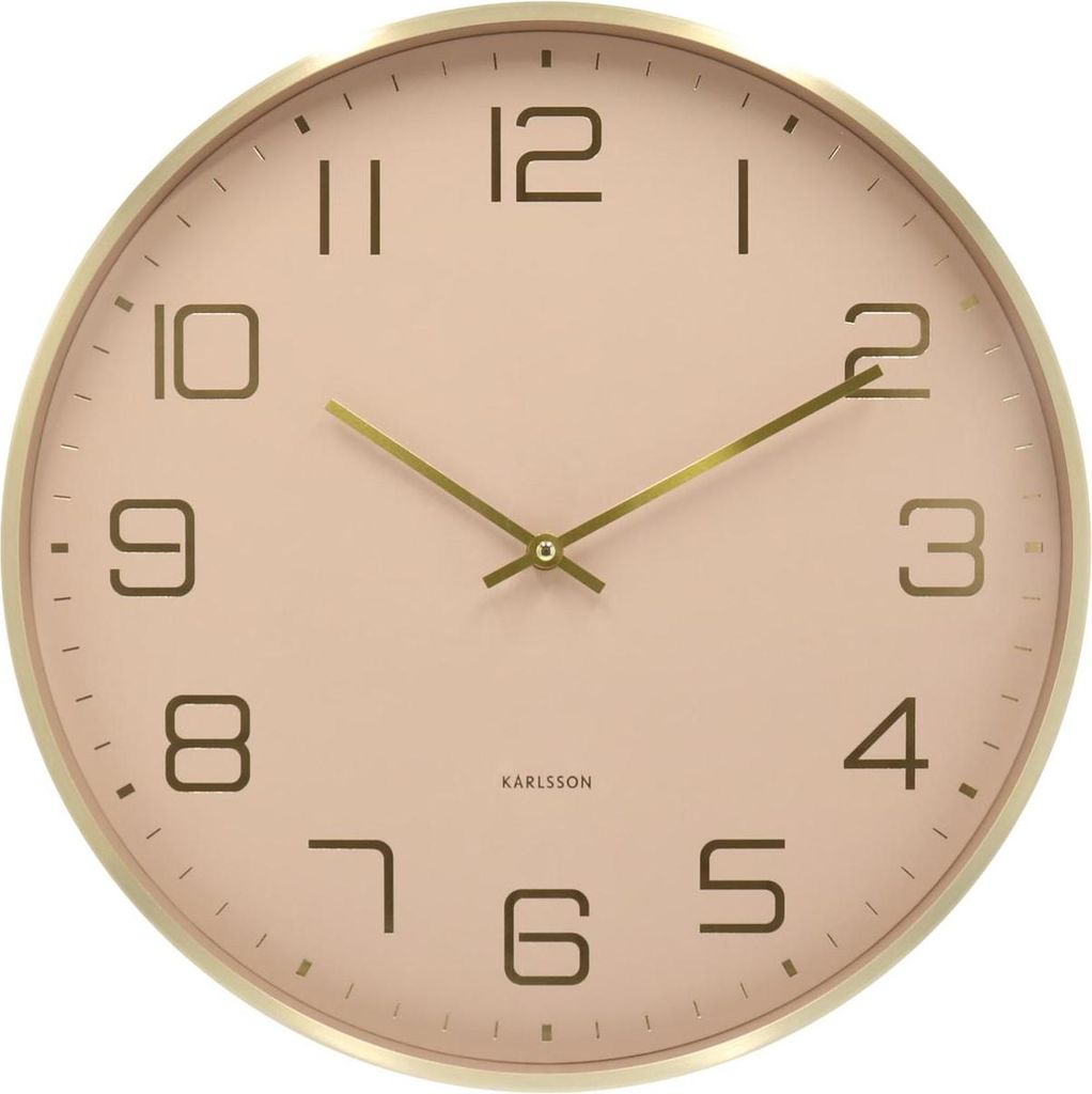 Orologio da parete ELEGANCE GLOW, Ø 40 cm, bianco Immagine del prodotto 