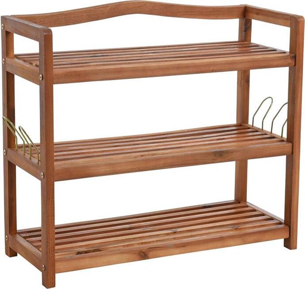 Holz Schuhregal Schuhschrank Schuhablage Holzregal Schrank Produktbild 
