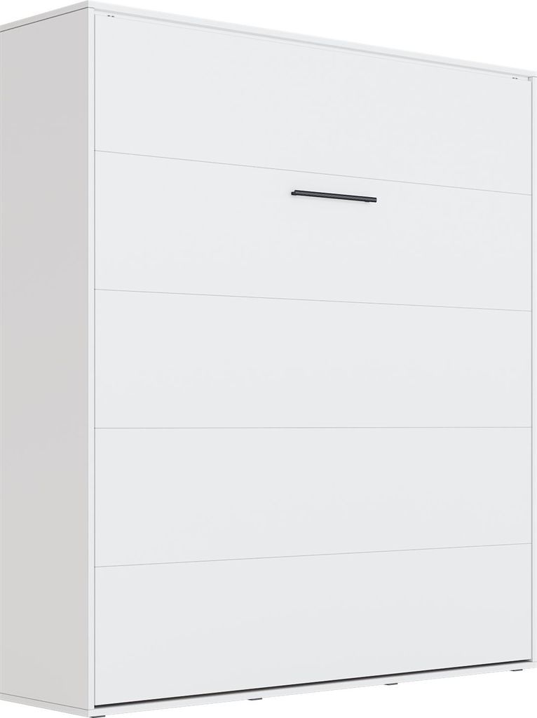 Schrankbett 140x200 Vertikal M3 Tiefe 55cm Weiss