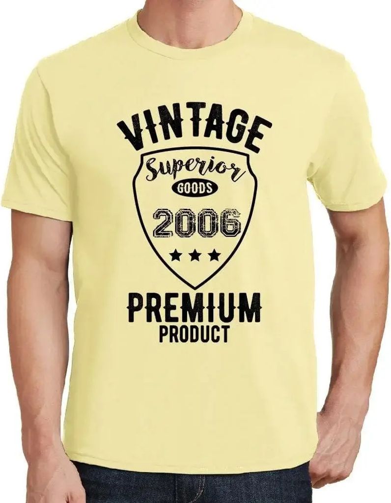 Herren Grafik T-Shirt Hochwertige Waren seit 2006 – Superior Goods Since 2006 – Geschenk 18. Geburtstag Jahrestag 18 Jahre Jubiläum 18 Jährig...