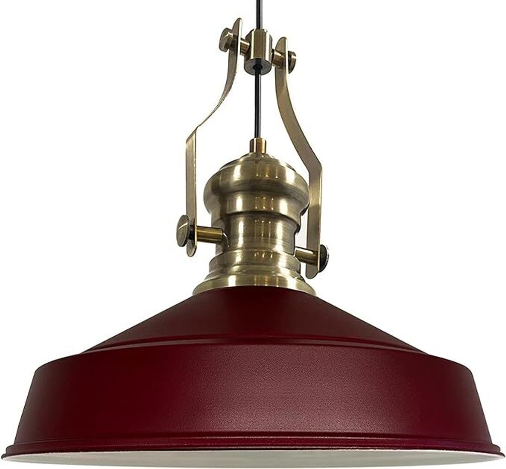 Pendelleuchte Pendellampe Vintage, Neo-Asletl, Kastanienbraun Groß Lampe
