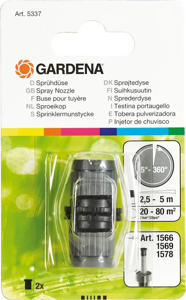 Buse d'arrosage rotative et réglable pour système micro-drip - 2