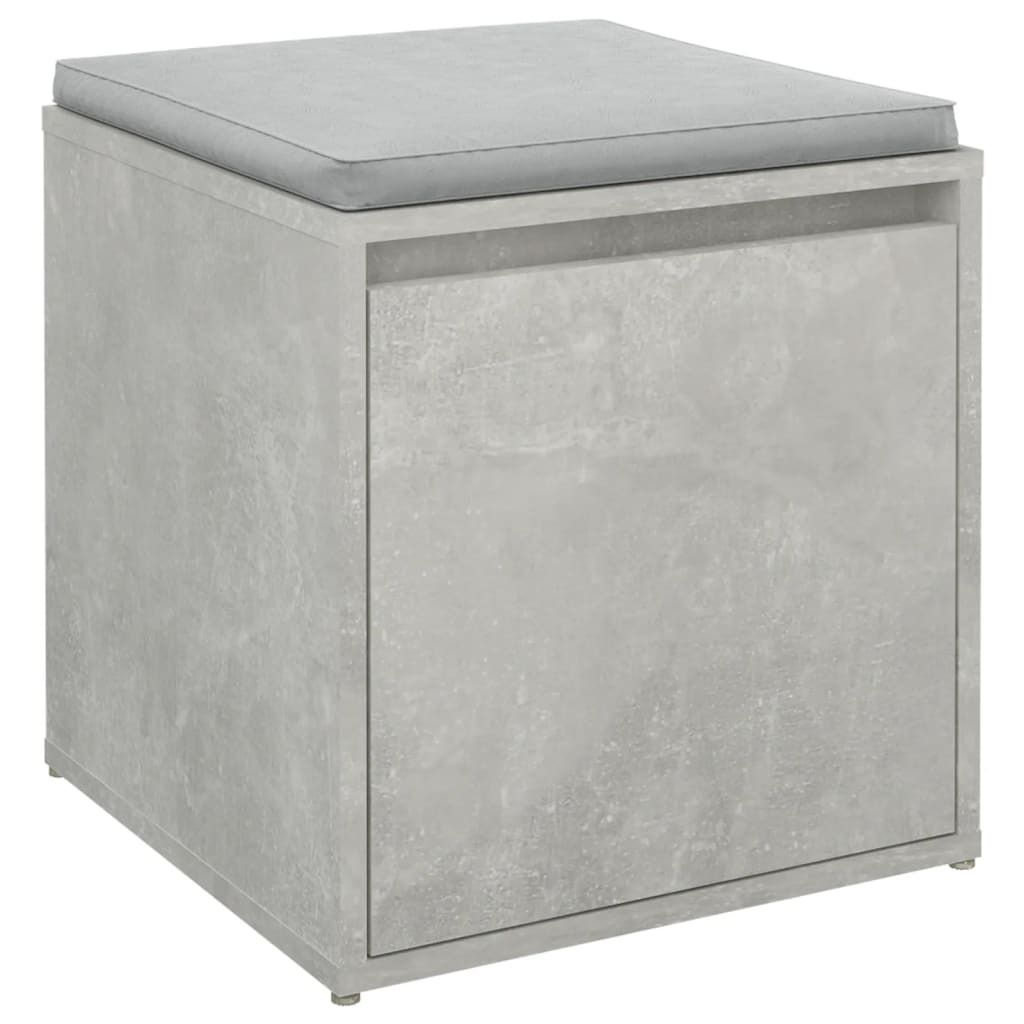 vidaXL Zásuvková skříňka Concrete Grey 40,5x40x40 cm Obrázek produktu 