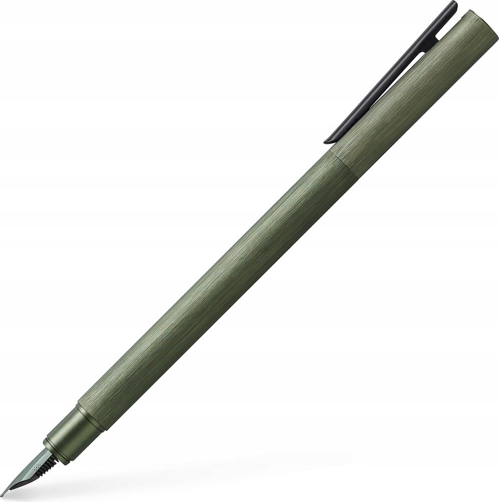 FABER-CASTELL Füller Neo Slim Aluminium olivgrün M