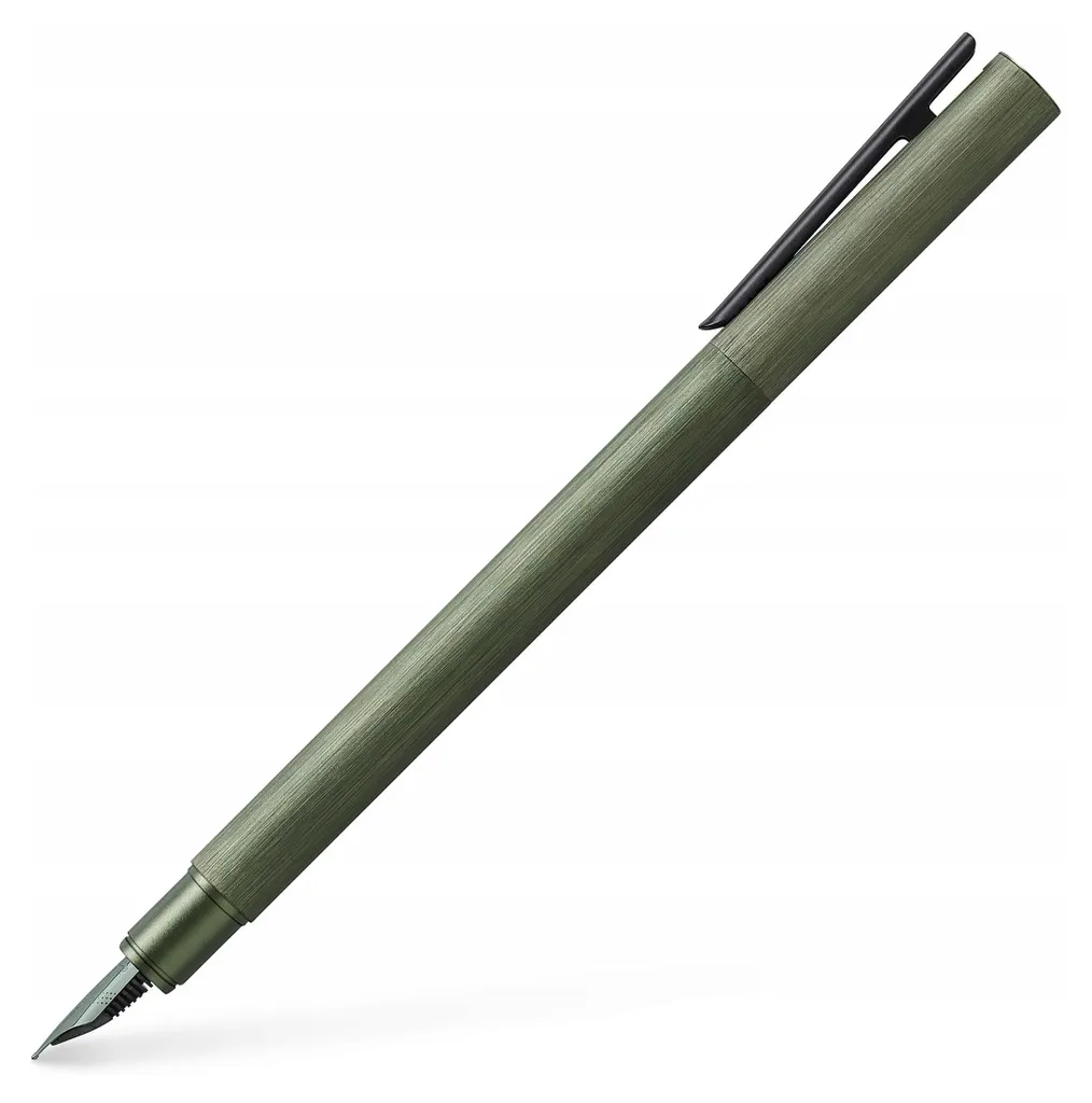 Stylo plume Faber-Castell Neo Slim vert olive idéal pour la prise de notes