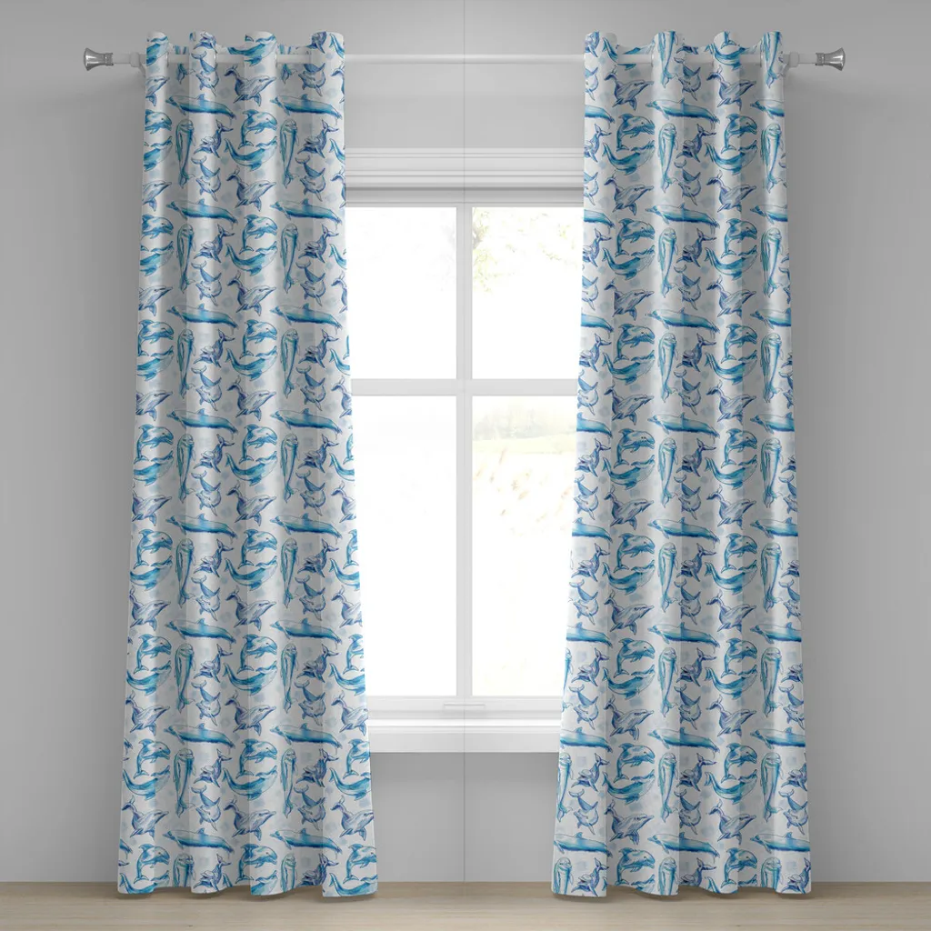 Tenda Ocean Sea Life ABAKUHAUS 280x175 cm Design Delfini