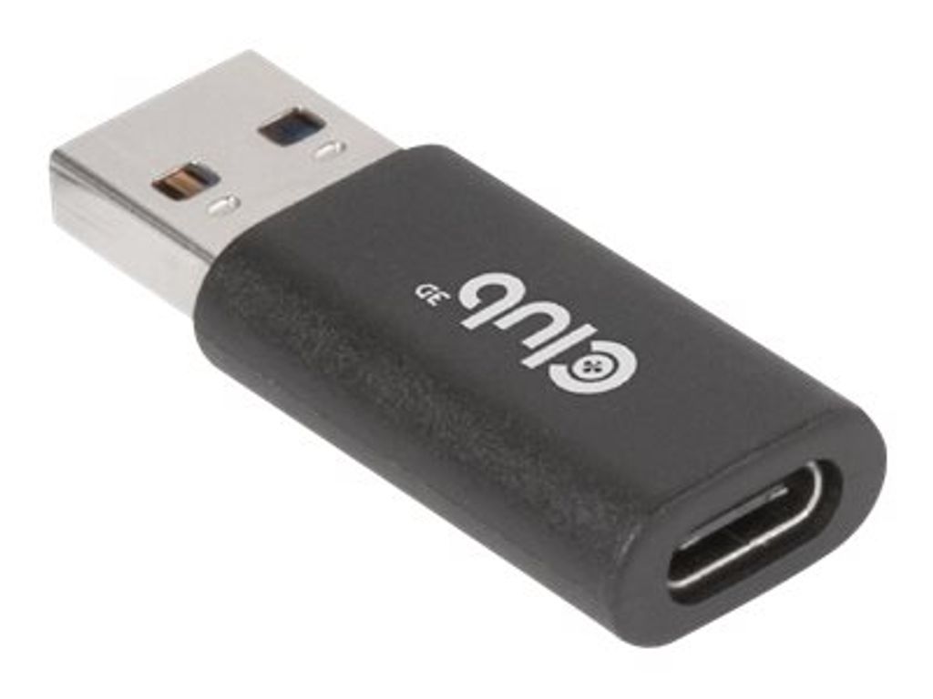 Club3D Adapter USB 3.2 Typ A <> USB 3.2 Typ C St/Bu Produktbild 