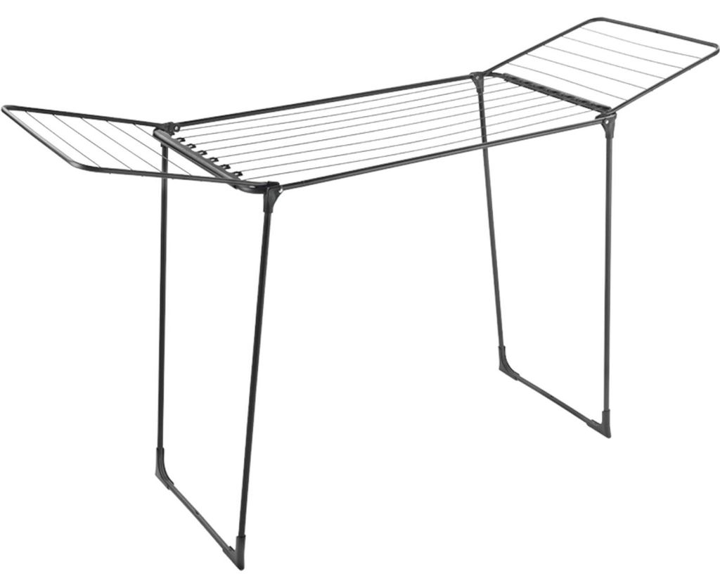 Metaltex Hydra Wing Wäscheständer 18 m Trockenlänge schwarz