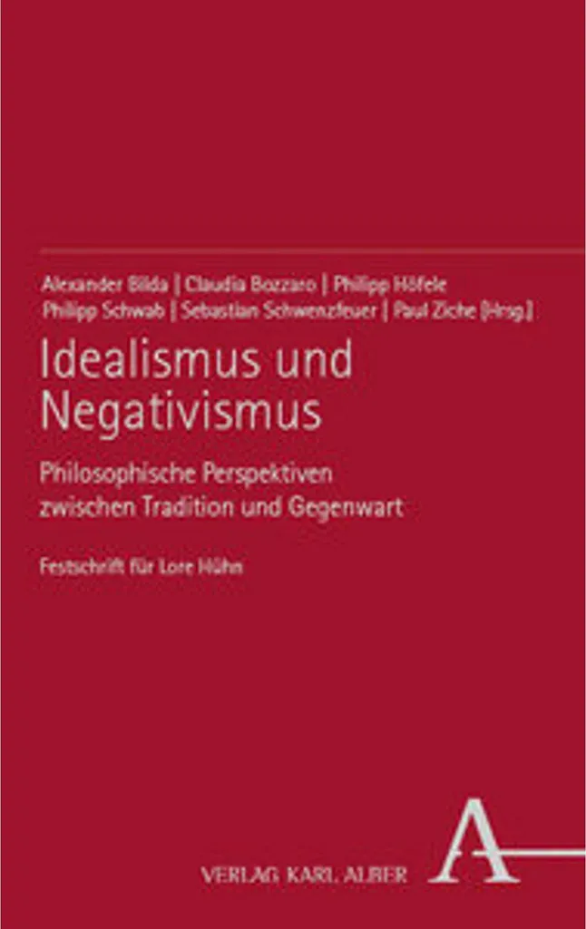 Idealismus und Negativismus - Essai philosophique en édition reliée 2024