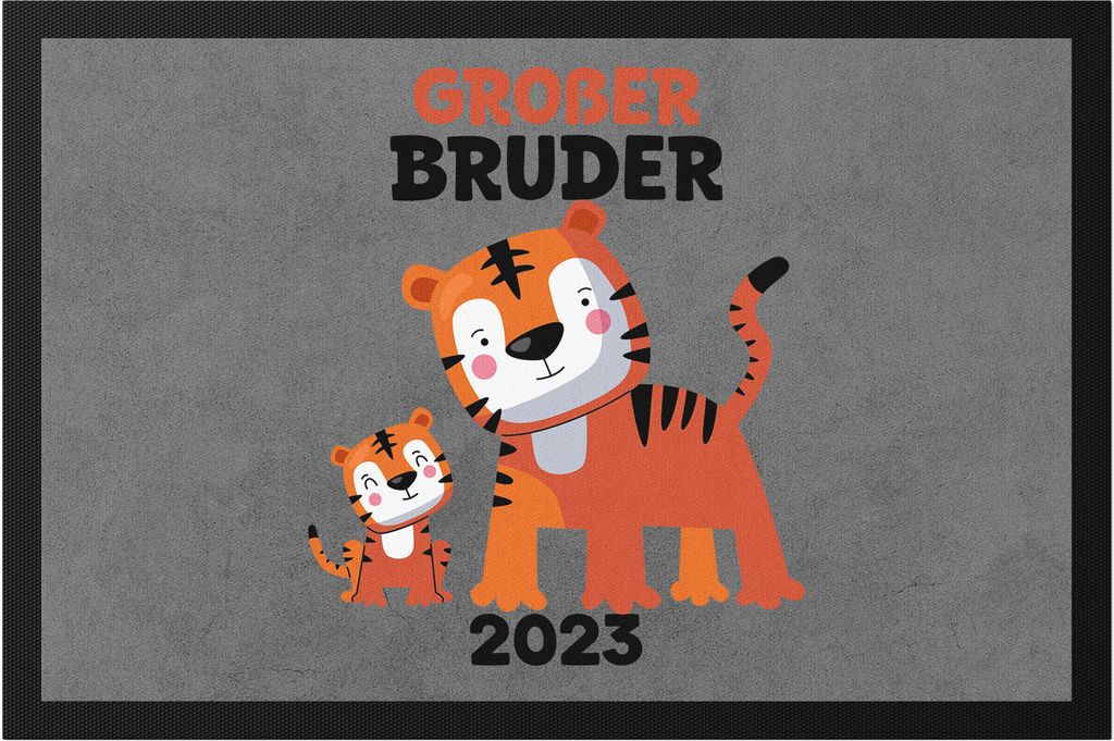 Großer Bruder 2023 Fußmatte Geschwister Bruderliebe Katzen Geborgenheit Beschützer Welt Liebe Bro Familie