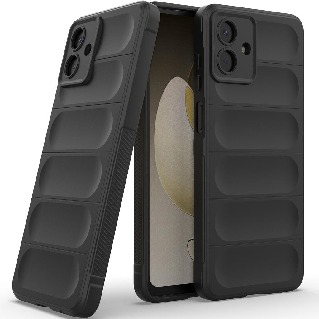 Handyhülle für Samsung Galaxy A07 5G/4G Weich TPU Silikon Stossfest Anti-rutsch Hülle Schwarz