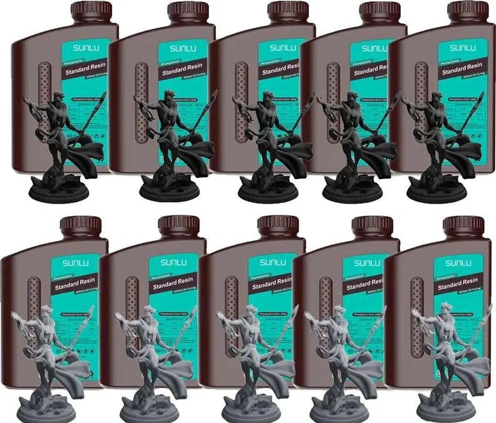 Résine 3D lavable à l'eau sans odeur : fini l'alcool avec 5BK 5DG UV