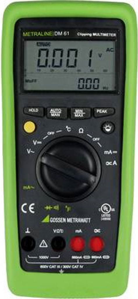 Multimetr Gossen METRALINE DM 61CAT IV 300V/CAT III 600V Zdjęcie produktu 