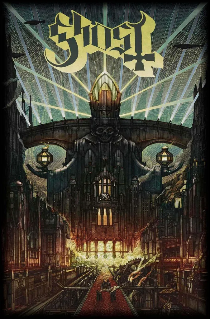 Décoration Murale Meliora pour Studio - Affiche Stoff 106x70cm Jaune