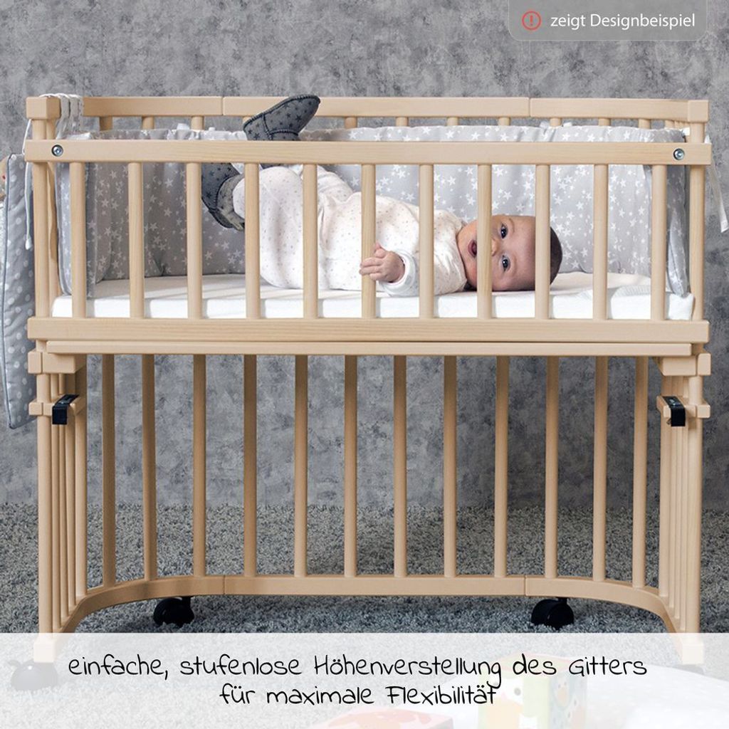 babybay Verschlussgitter für Original, Mini und Midi, weiß Produktbild 10