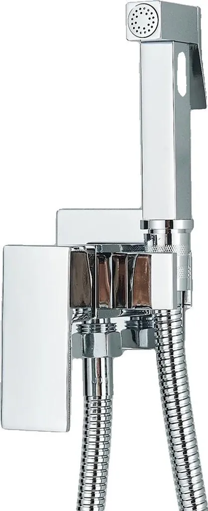 Rubinetteria per bidet, ottone massiccio, montaggio a parete, A01-cromato