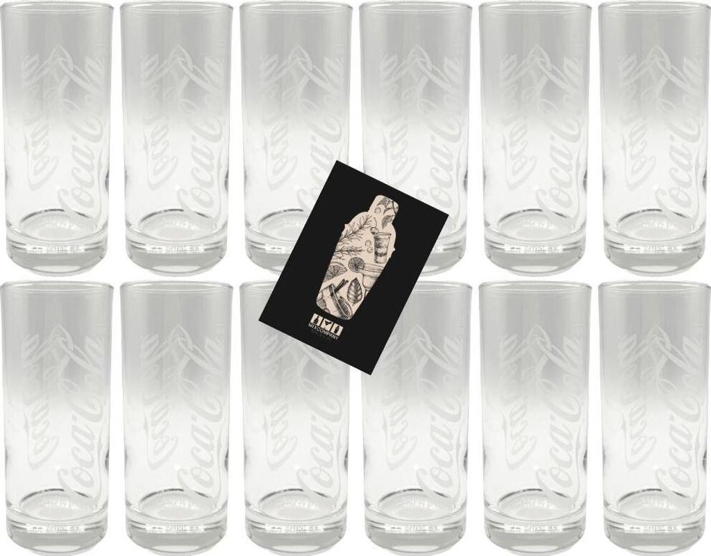 Coca-Cola Longdrink Gläser 12er-Set - 0,3L geeicht Produktbild 