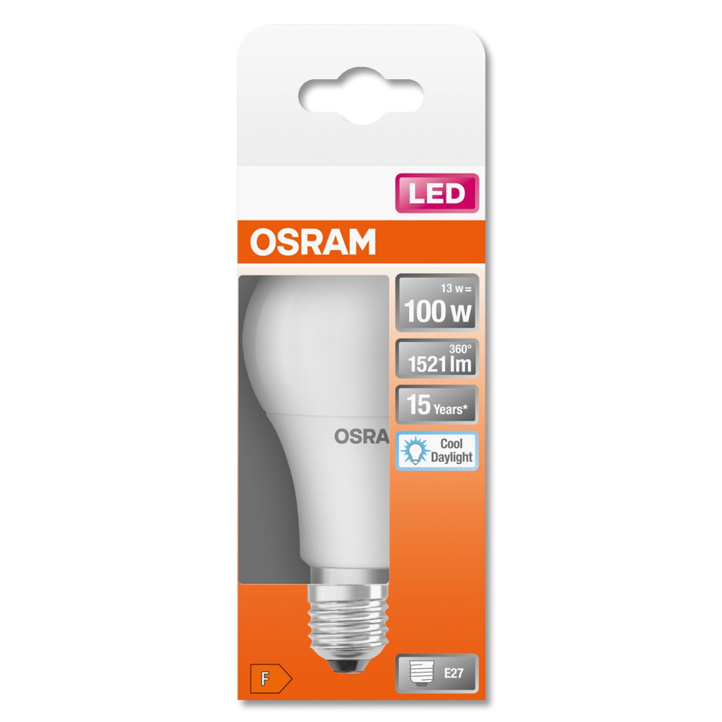 OSRAM STAR E27 LED žárovka 13W A100 matná denní bílá jako Obrázek produktu 5