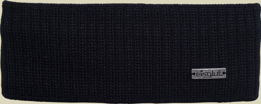 Eisglut Ninl Merino Stirnband Damen schwarz