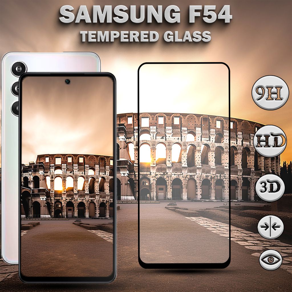Samsung Galaxy F54 - Gehärtetes Glas 9H - Hochwertiger 3D-Displayschutz