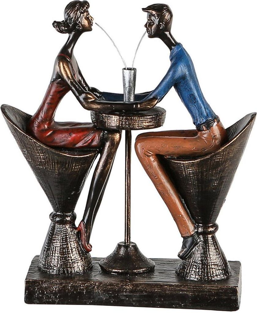 Gilde Skulptur, Paar, "Table for two", Kunstharz, Immagine del prodotto 