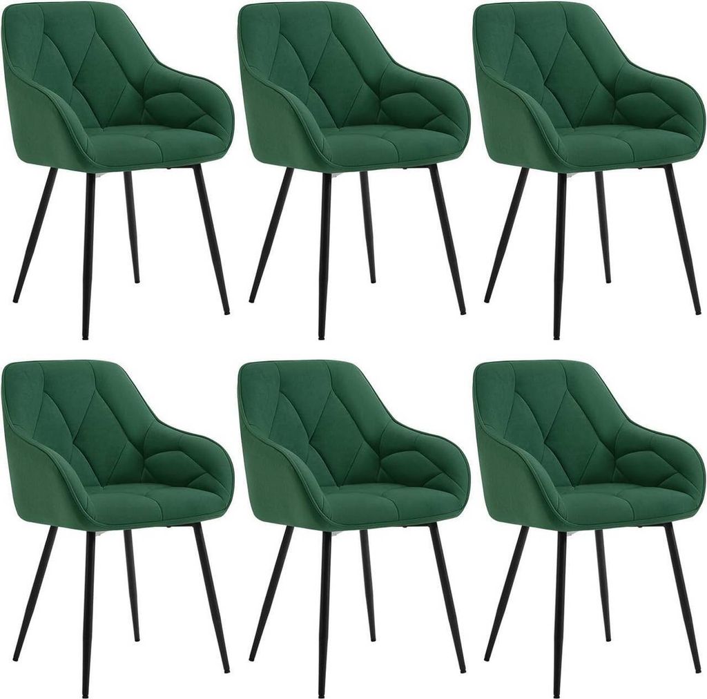 WOLTU Esszimmerstuhl, ergonomischer Sessel, aus Samt, Produktbild 