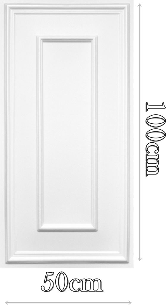 Pannelli 3D PVC Effetto Cornice – 20 Pezzi 100x50cm – Design Italiano Impermeabile