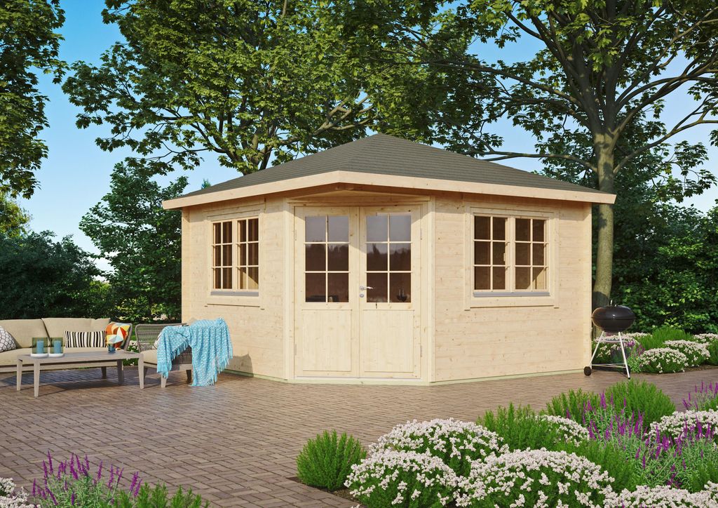 Fjordholz Gartenhaus Modell Cati 70 Klassik