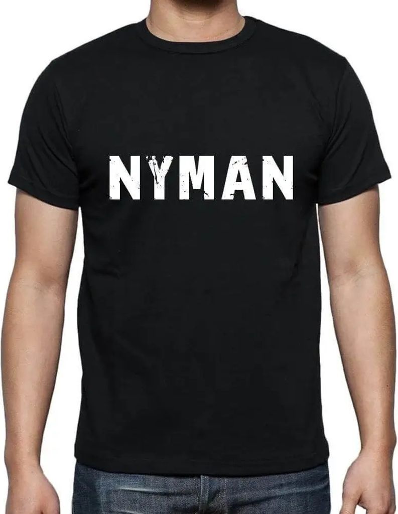 Herren Grafik T-Shirt Nyman Öko-Verantwortlich Vintage Jahrgang Kurzarm Lustige Druck Geburtstag Geschenk Mann
