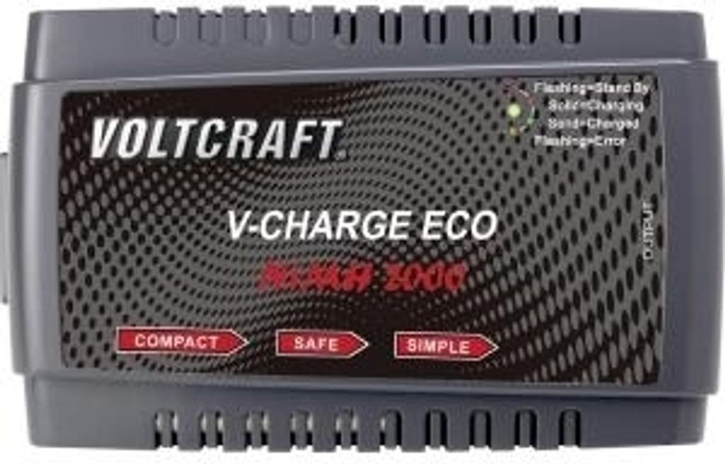 VOLTCRAFT V-Charge Eco NiMh 2000 Modellbau-Ladegerät 230 V Produktbild 