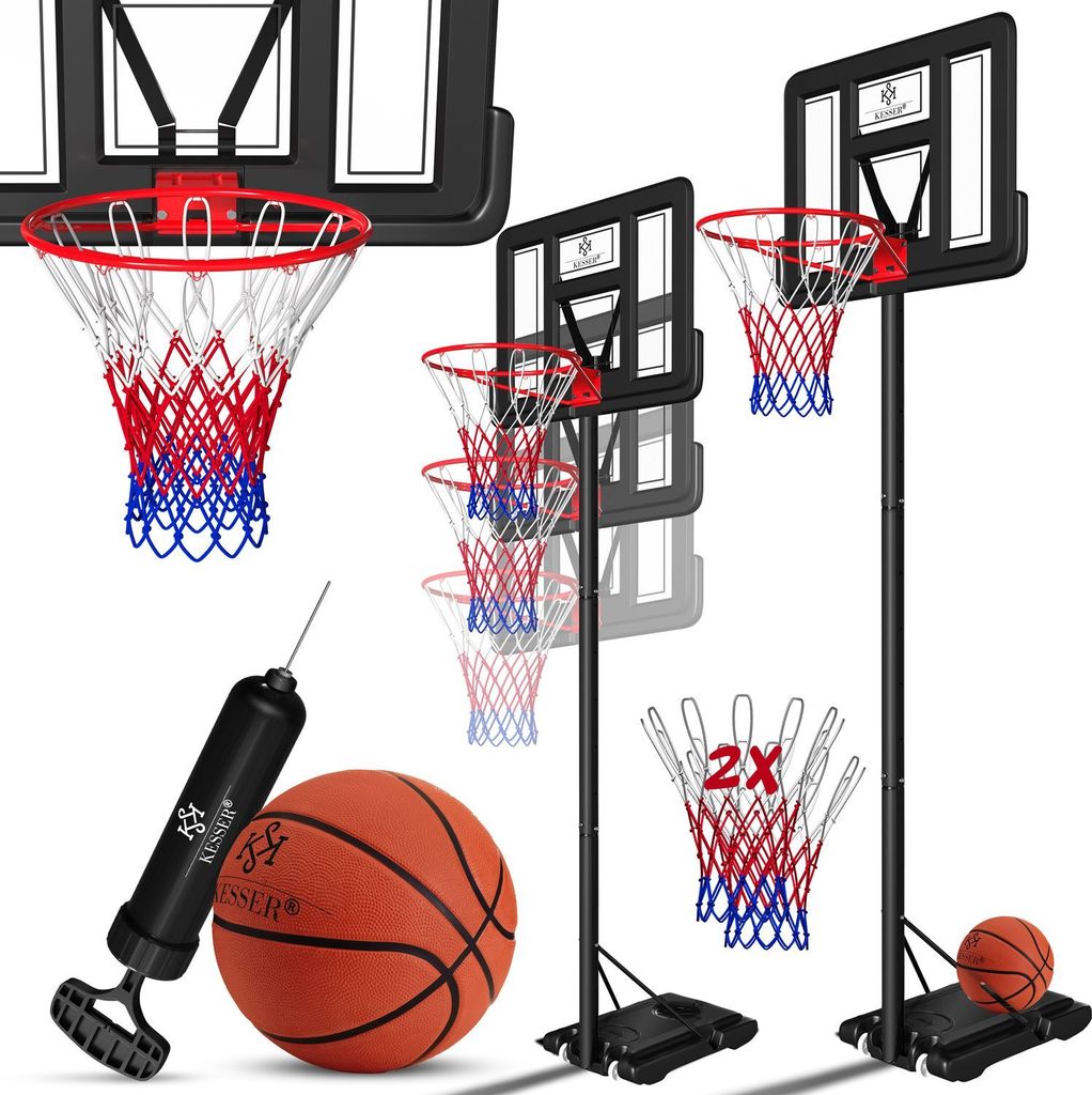 KESSER® Basketballkorb Premium mit Ständer Rollen Inkl. Produktbild 