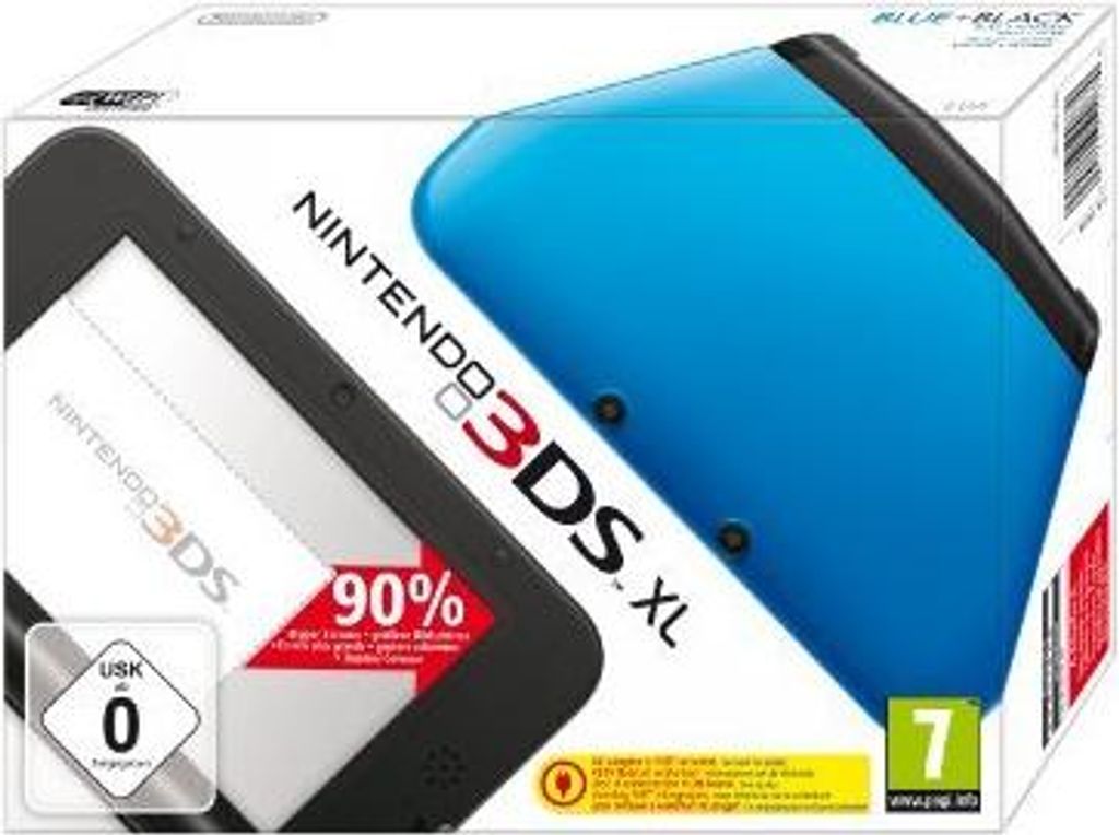 Nintendo 3DS XL blau/schwarz Produktbild 