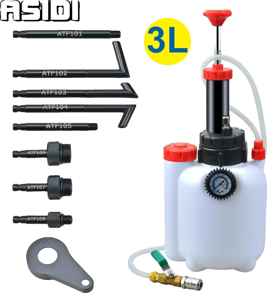 Sistema Riempimento Olio Cambio 3L Pneumatico - Adattatori Universali