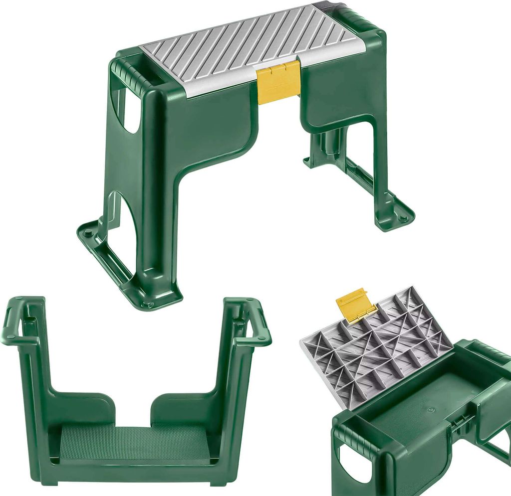 KADAX záhradná stolička na kolená, stolička, úložný box, Obrázok produktu 