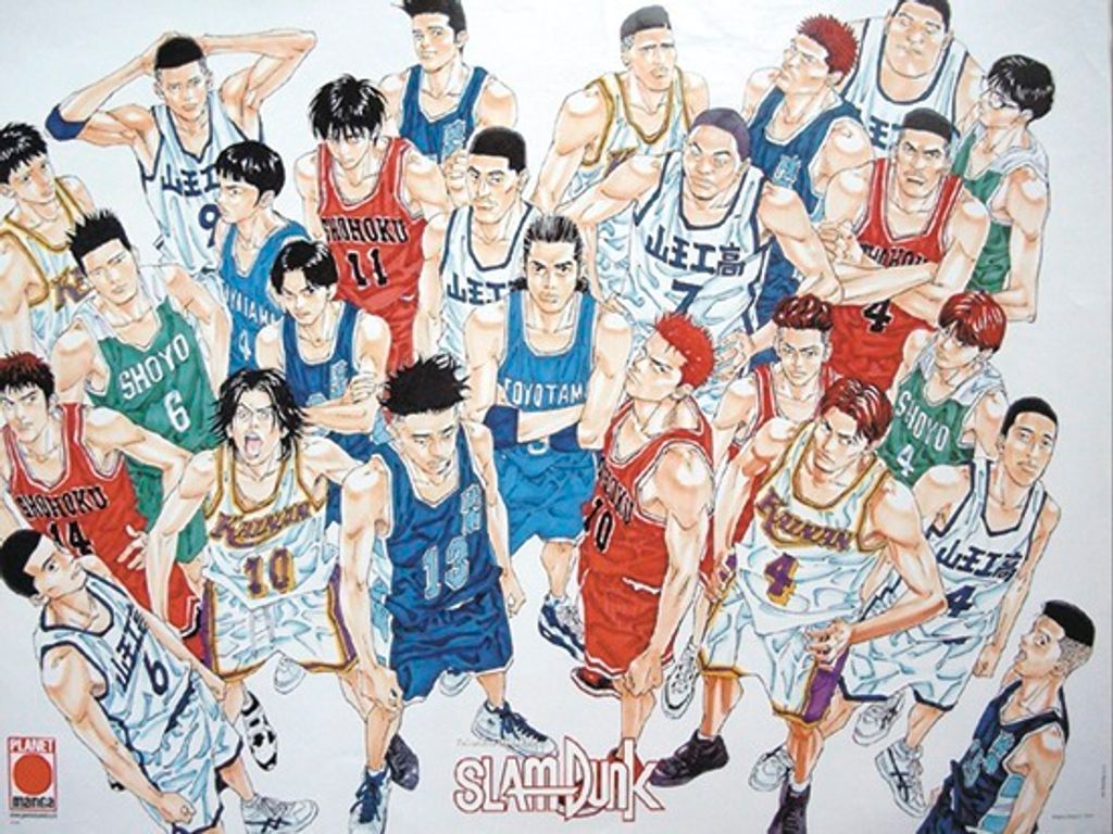 Manga Slam Dunk Poster 88 x 64 cm