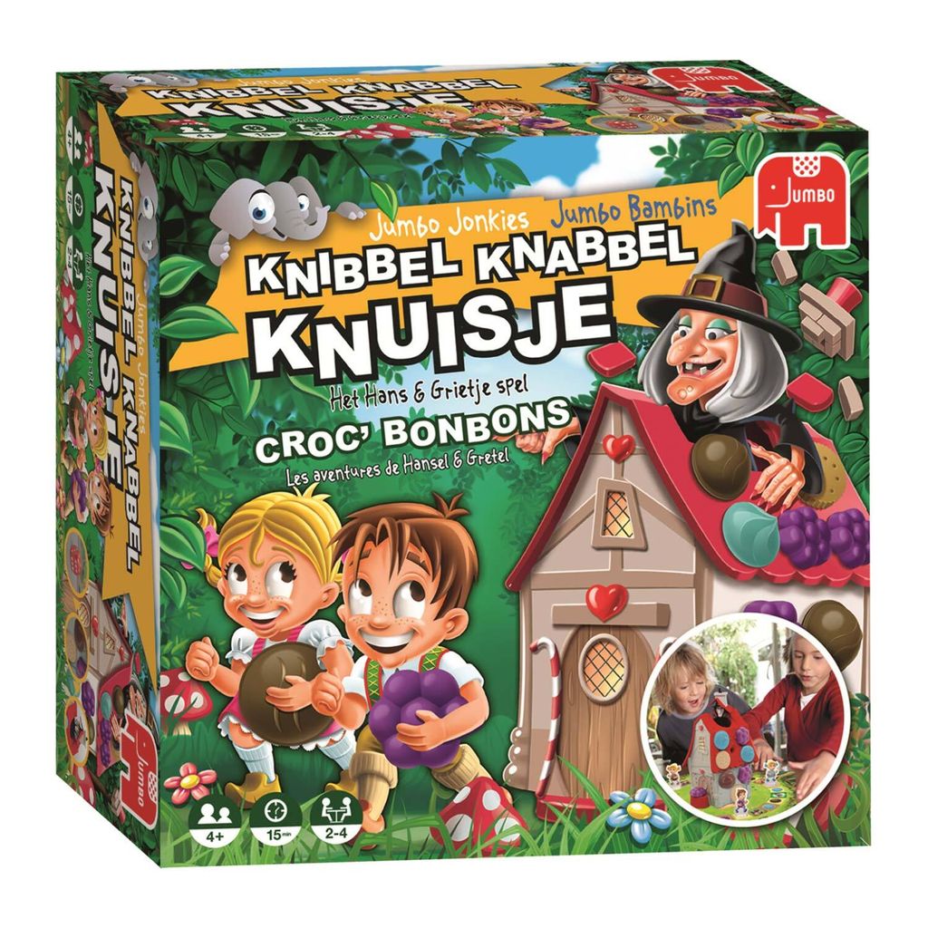 Jumbo Jumbo Knibbel Knabbel Knuisje - Niederländisch/Französisch - Brettspiel