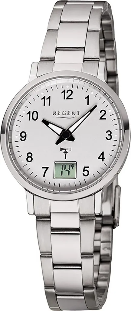 Montre Radio Femme Regent Argentée : Toujours à l'Heure Pile FR-260