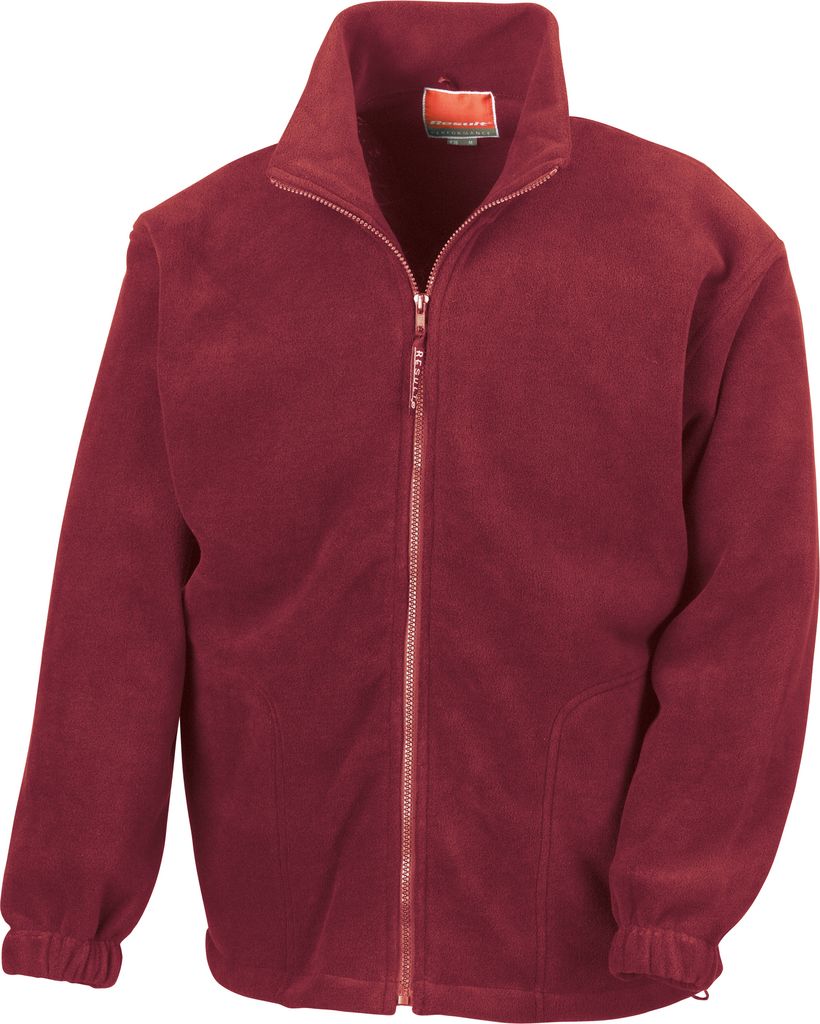 Result Herren Fleece-Jacke, Antipilling BC922 (M) (Burgunder)