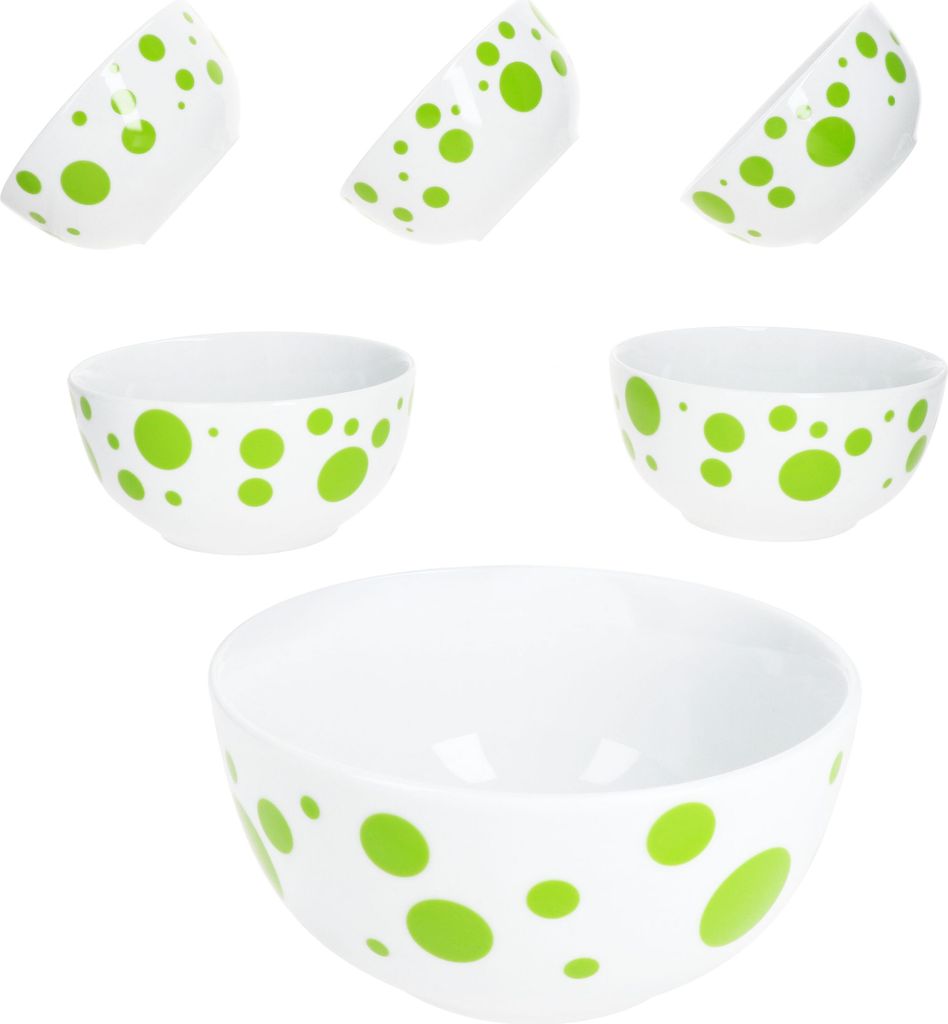 Pula vert 6x bol à céréales Ø14cm 400ml porcelaine 6 pers. Image du produit 