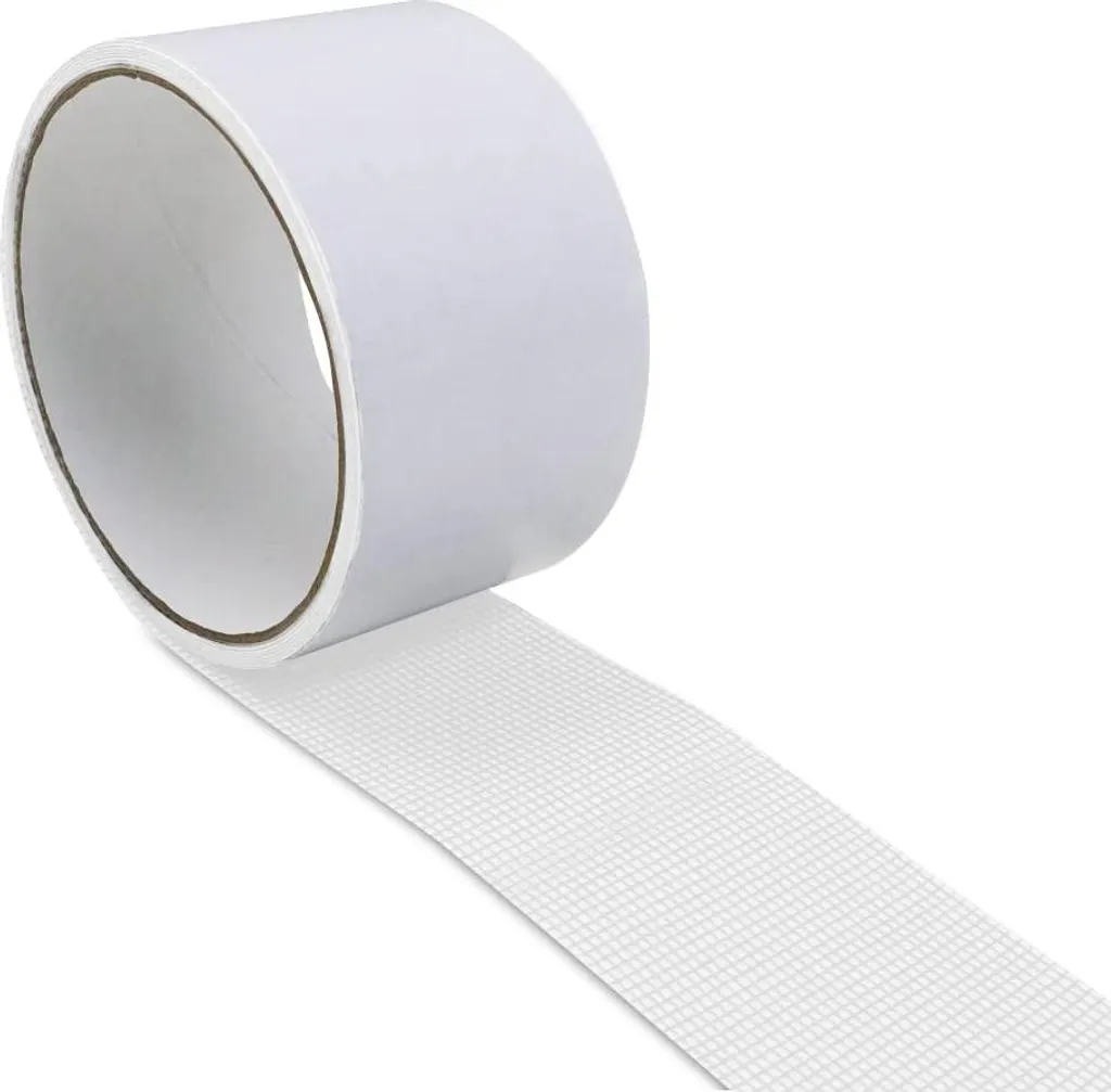 Kit de 3 rouleaux ruban moustiquaire autocollant gris 5cm fibre verre