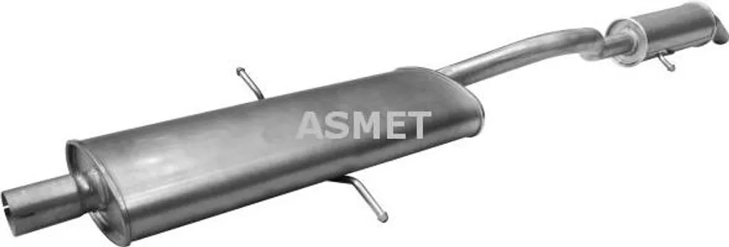 Silencieux Arrière ASMET 27006 - Stoppe les Bruits d'Échappement Voyager