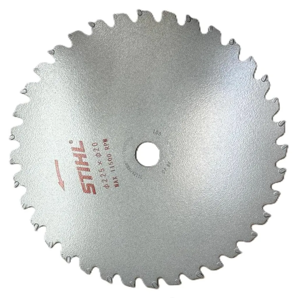 Lame de scie circulaire Stihl robuste en carbure à alésage 20 mm