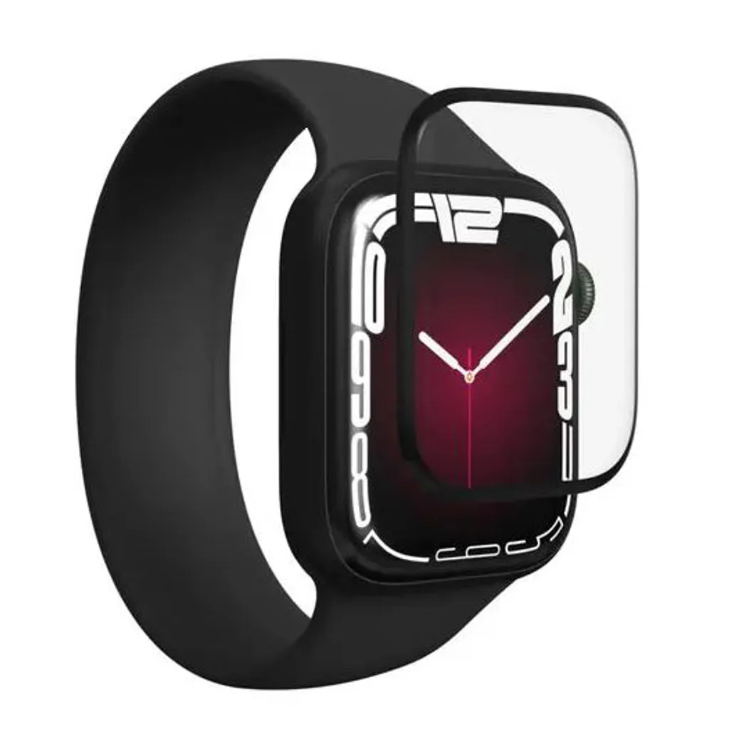 Protection Zagg InvisibleShield Glass Fusion Apple Watch 8/7 41mm Noir