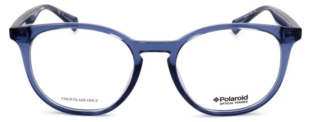 Polaroid PLD D381 MVU 51 : Lunettes Légères et Robustes en Acétate Bleu