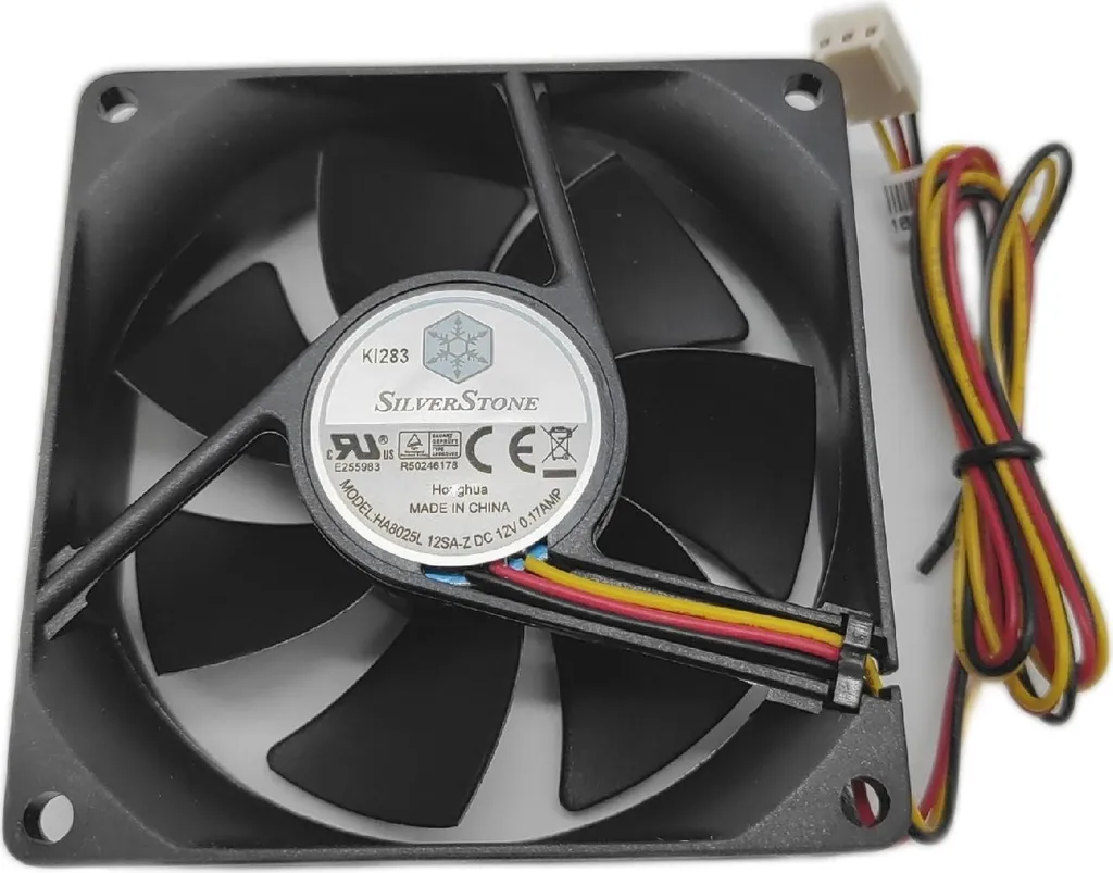 Refroidissement boîtier PC 80mm SilverStone FN81 pour usage intensif